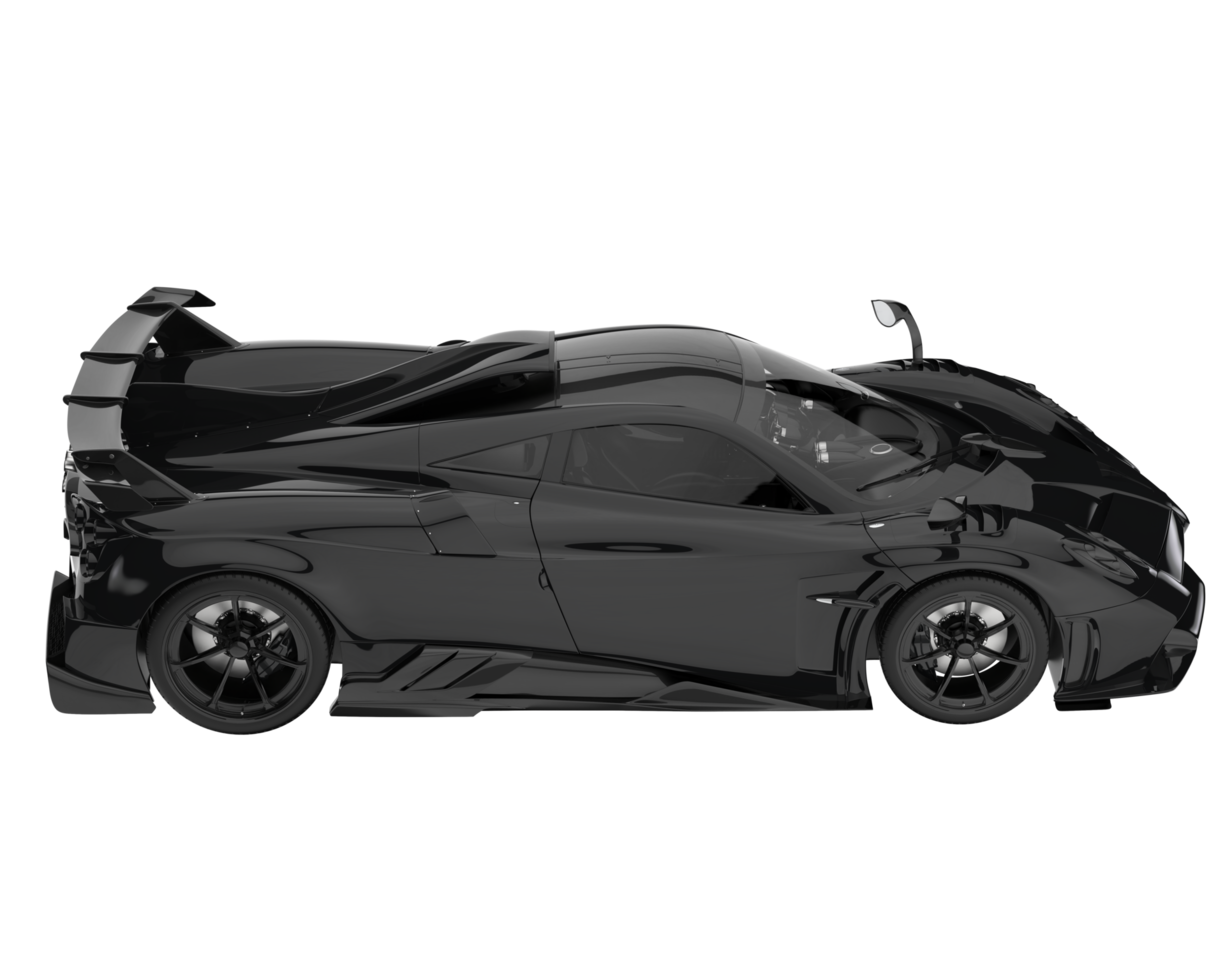 Sport car isolated on transparent background. 3d rendering - illustration png