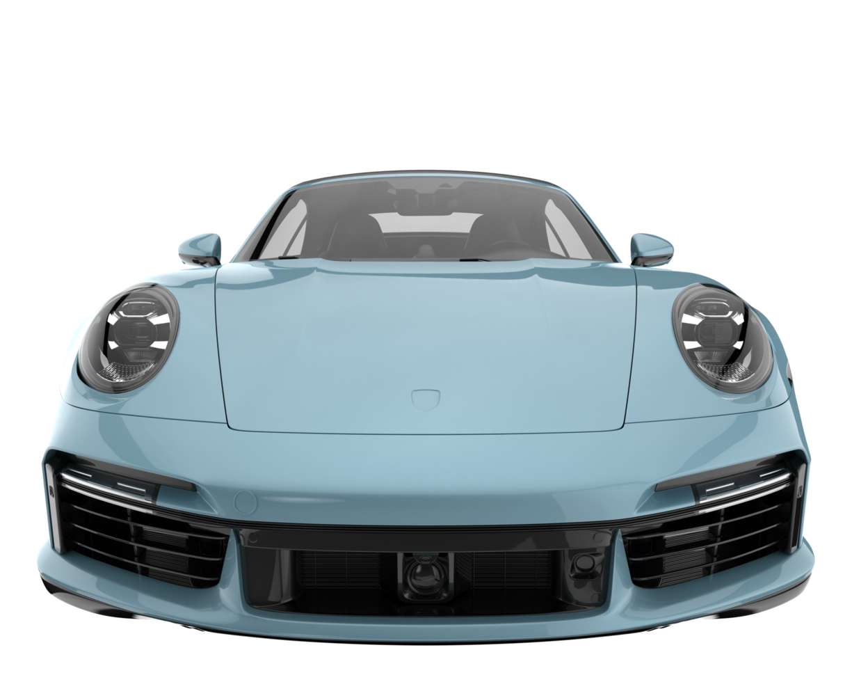 Sport car isolated on transparent background. 3d rendering - illustration png