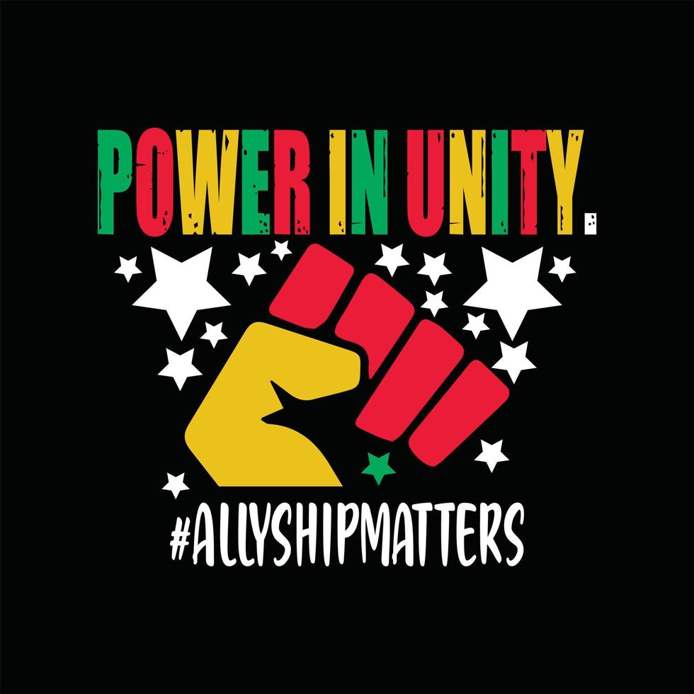 Juneteenth T-shirt Design vector