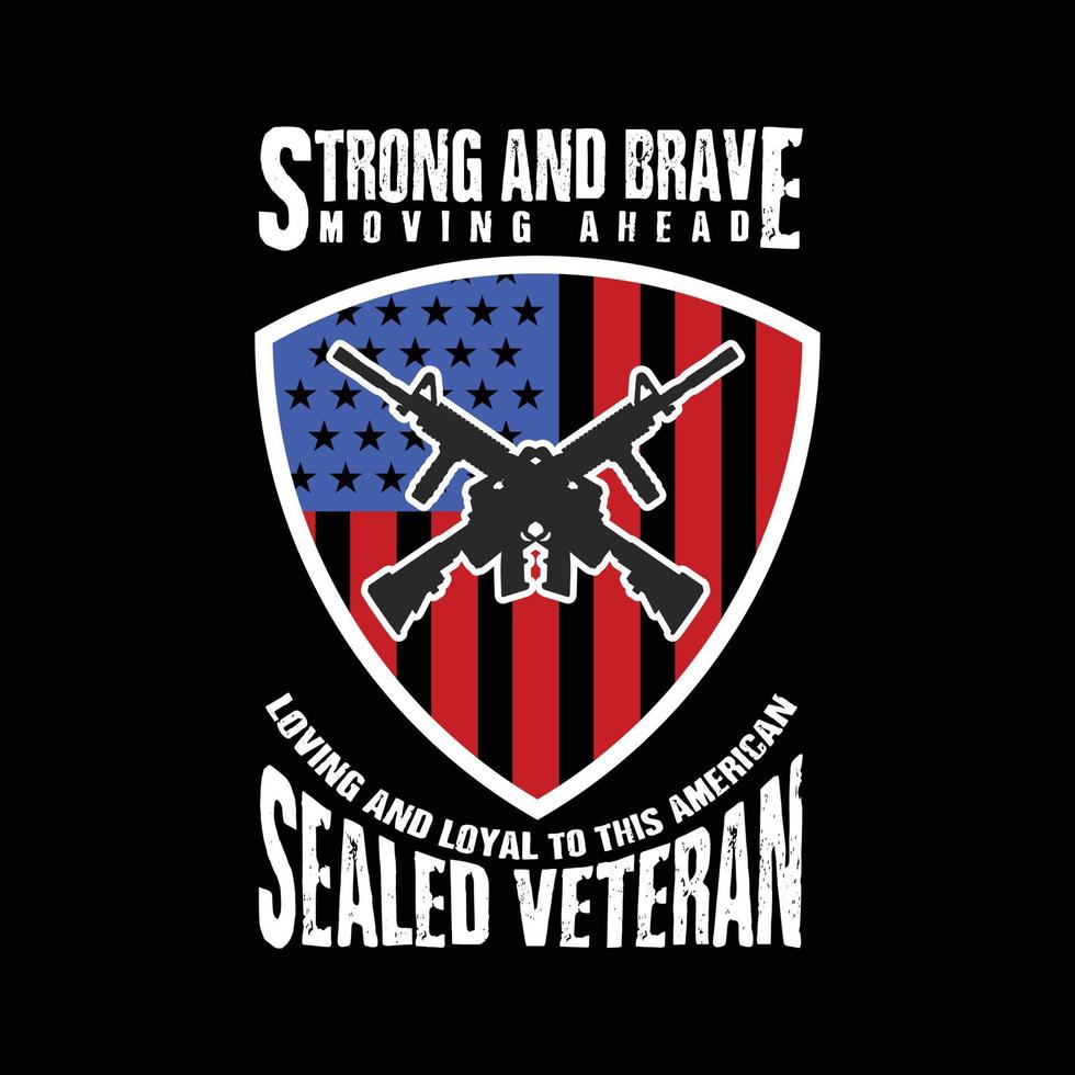 USA  Army T-shirt Design vector