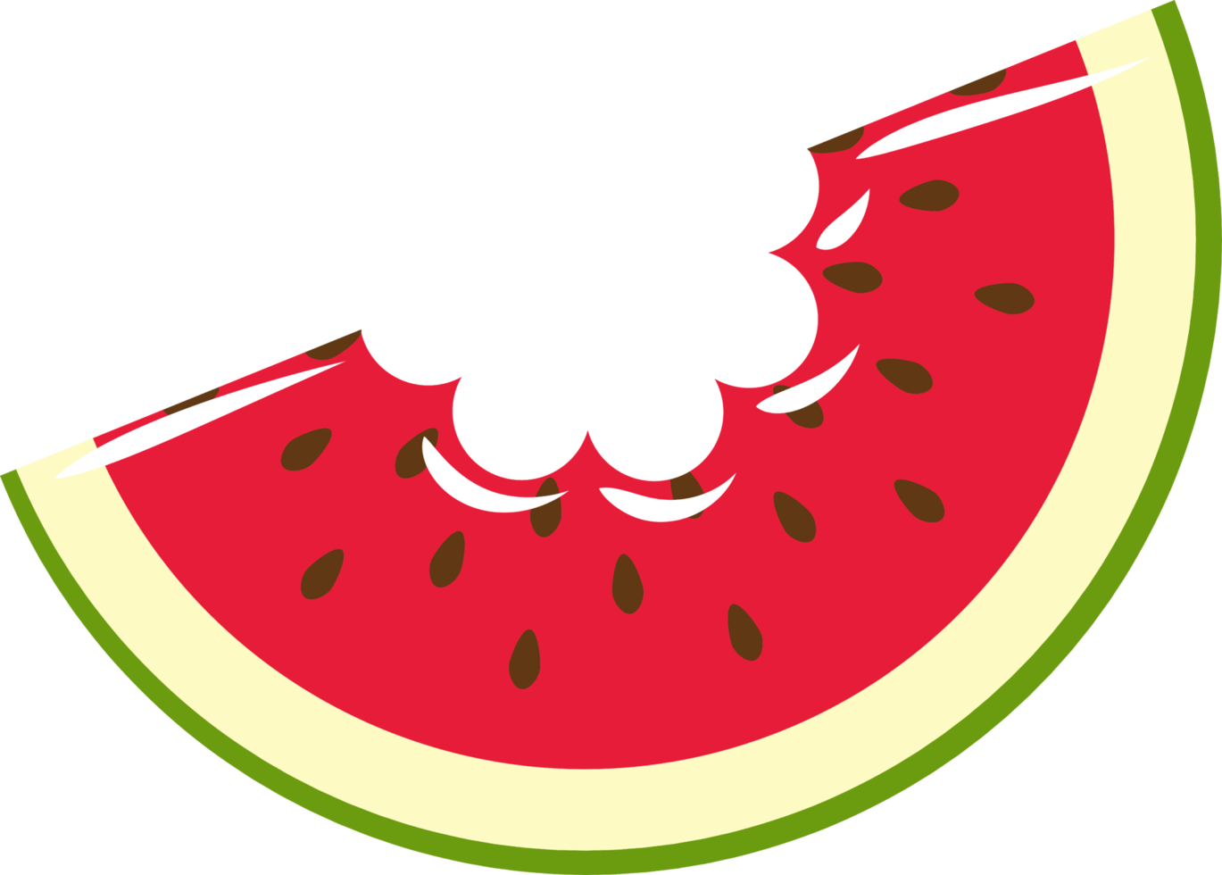 watermeloen PNG grafisch clip art ontwerp