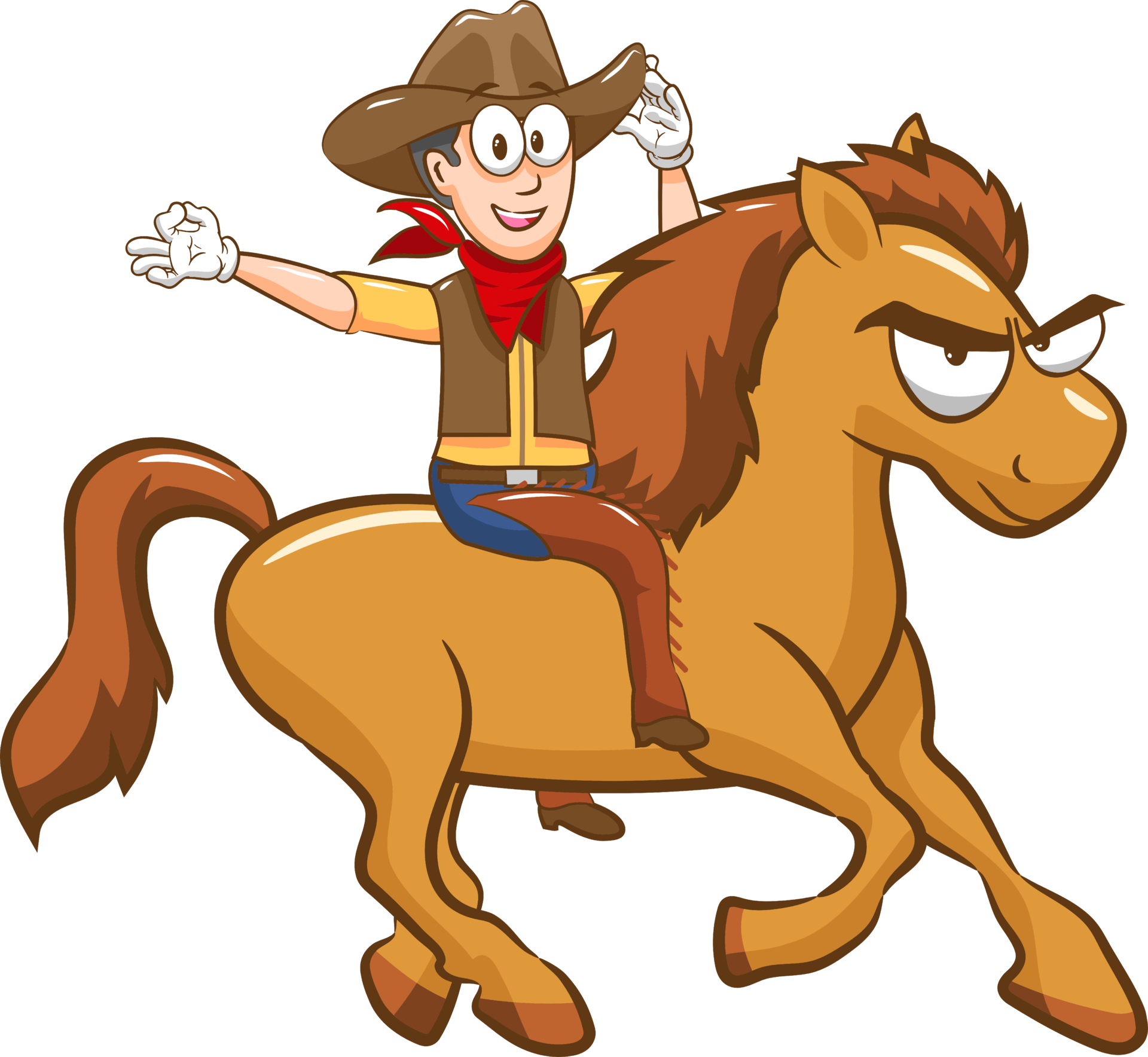 Cowboy png graphic clipart design 19613255 PNG