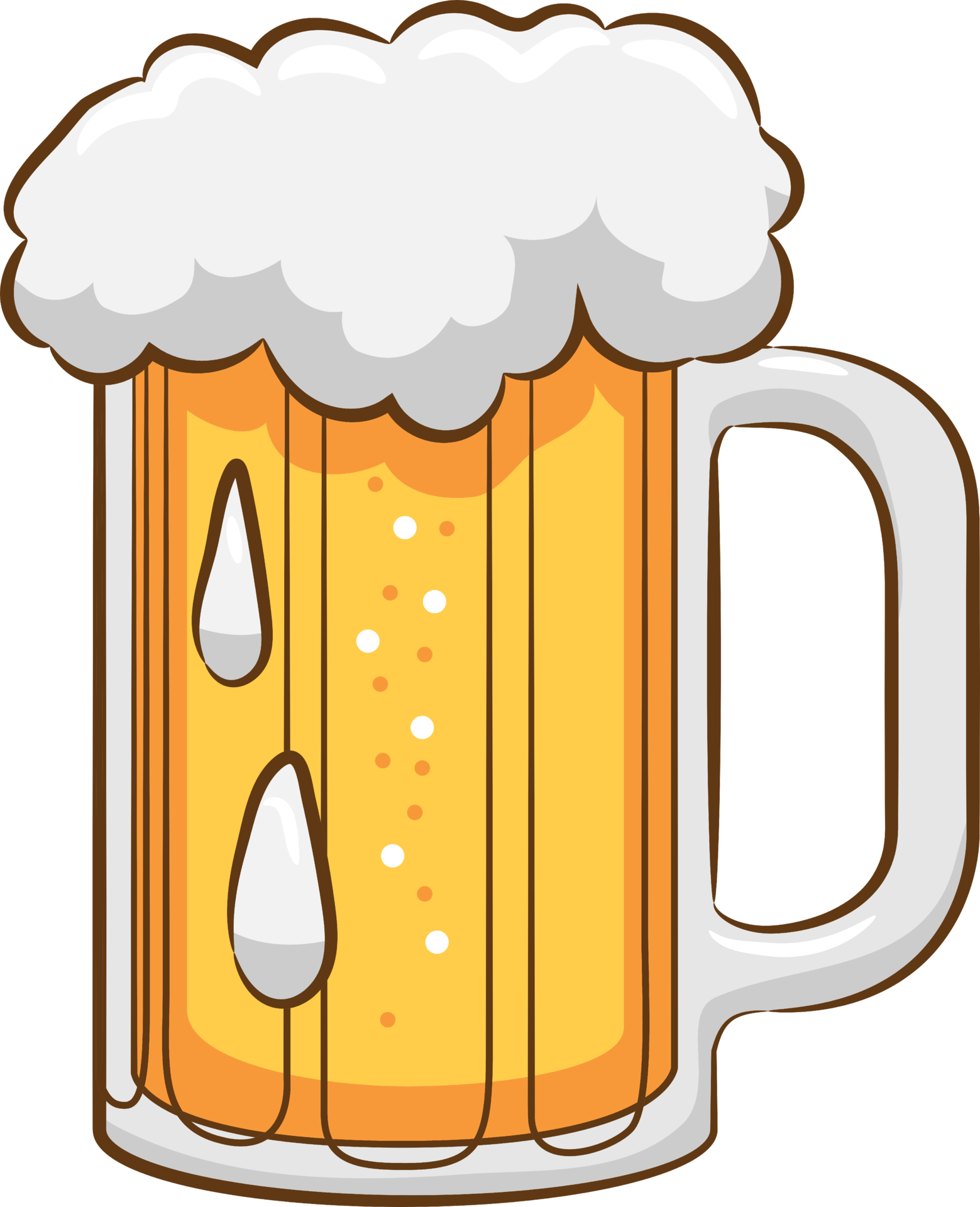 Beer Mug Transparent PNG Clip Art Image​