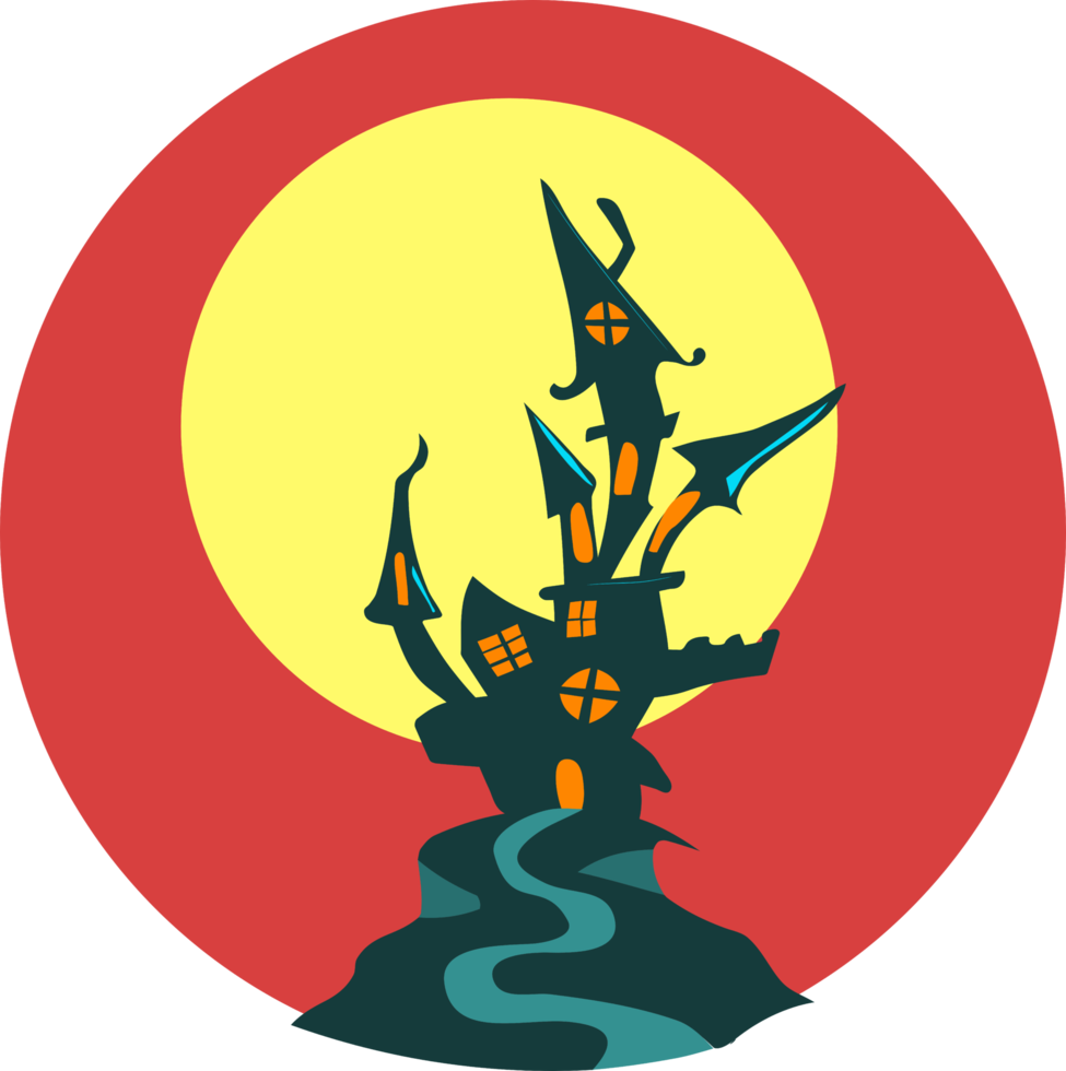 Castle png graphic clipart design