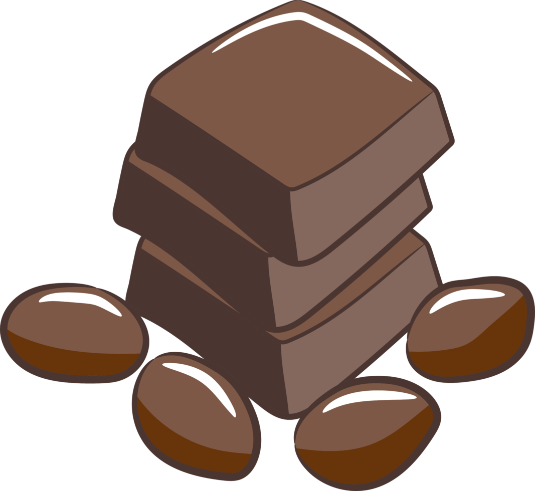 Chocolate png graphic clipart design