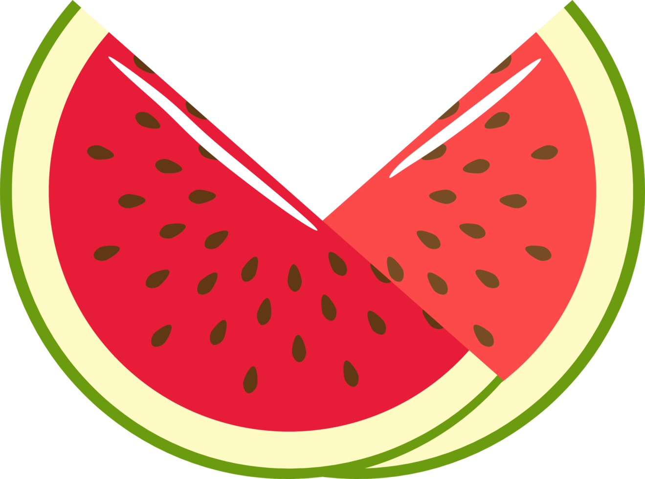 Watermelon png graphic clipart design