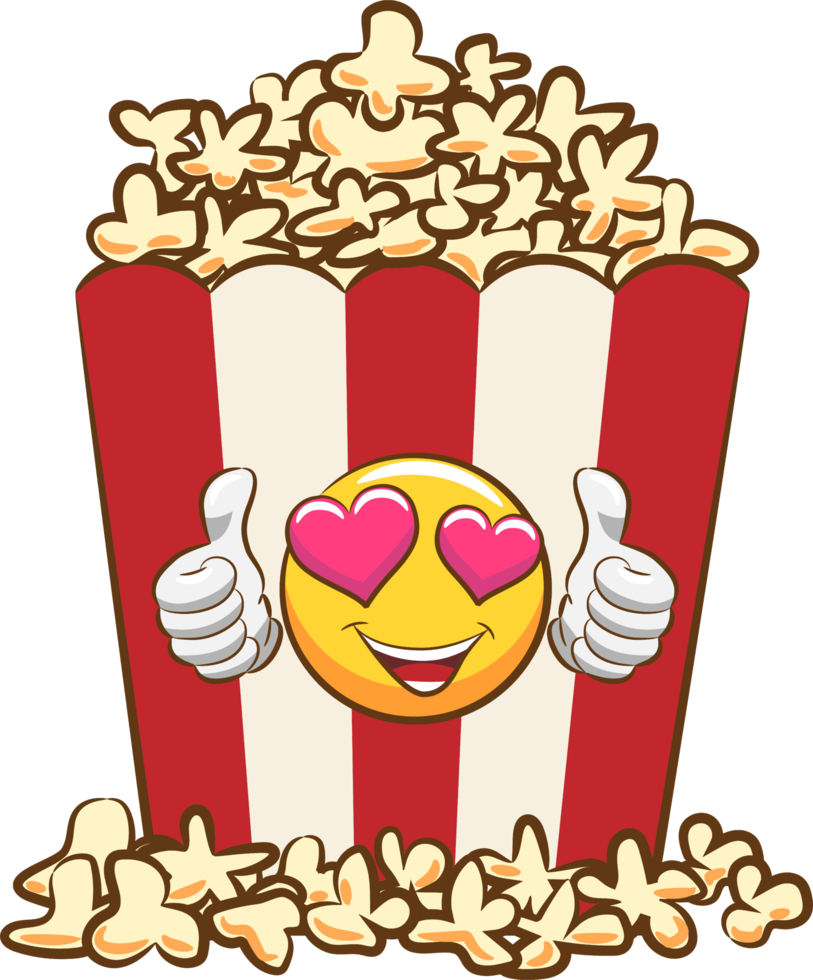 pop-corn png conception de clipart graphique