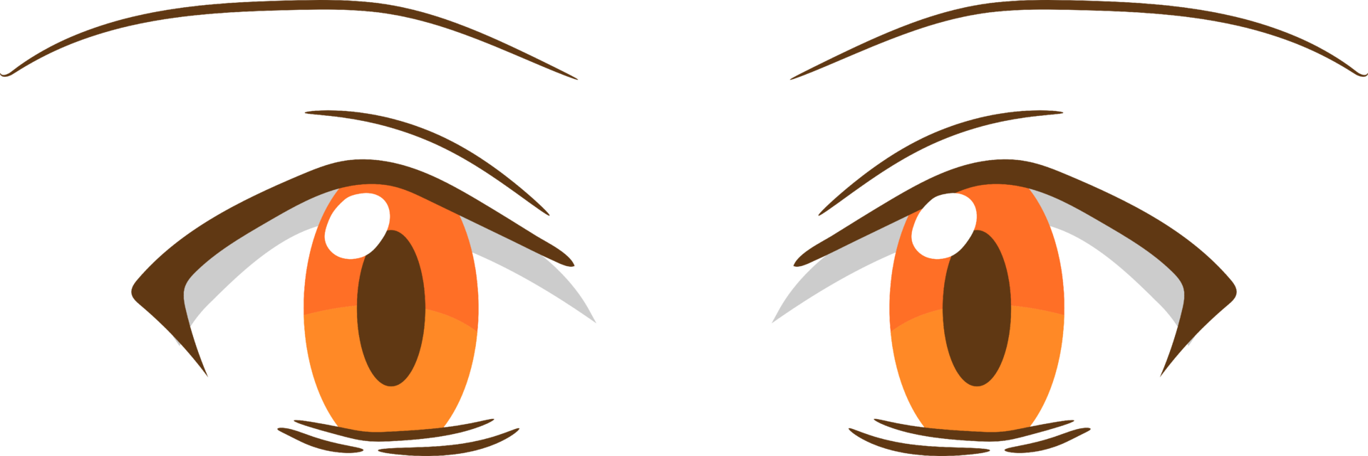 Anime eye png graphic clipart design 19614333 PNG