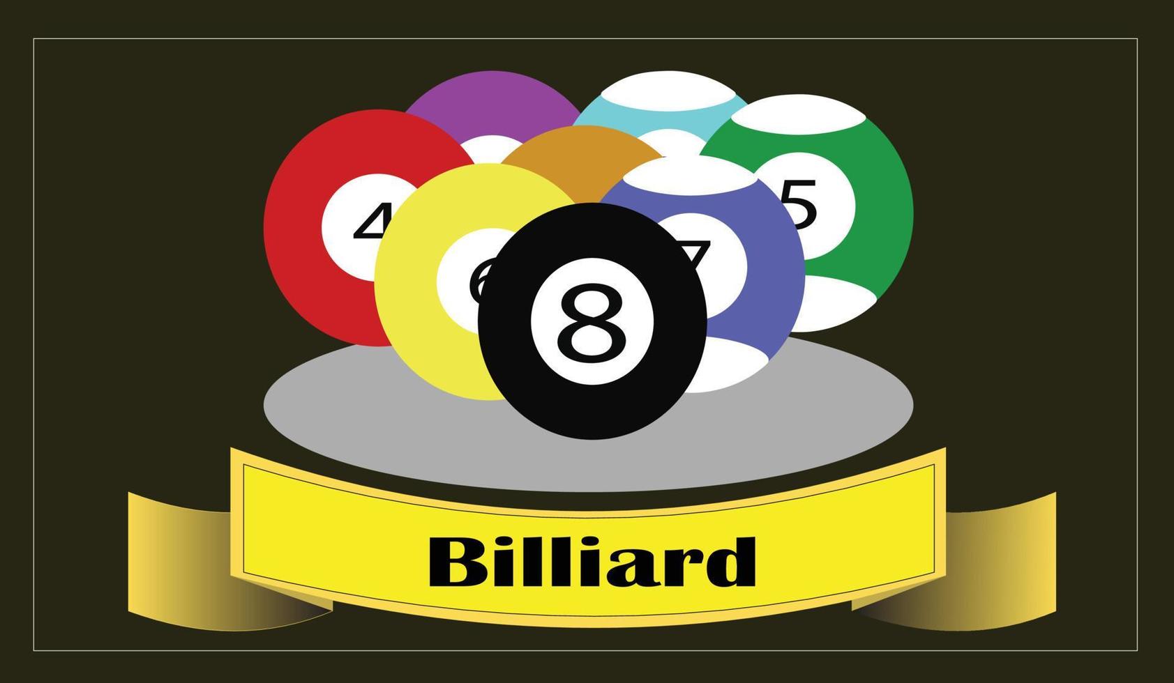 Billiard Ball Vector Pack