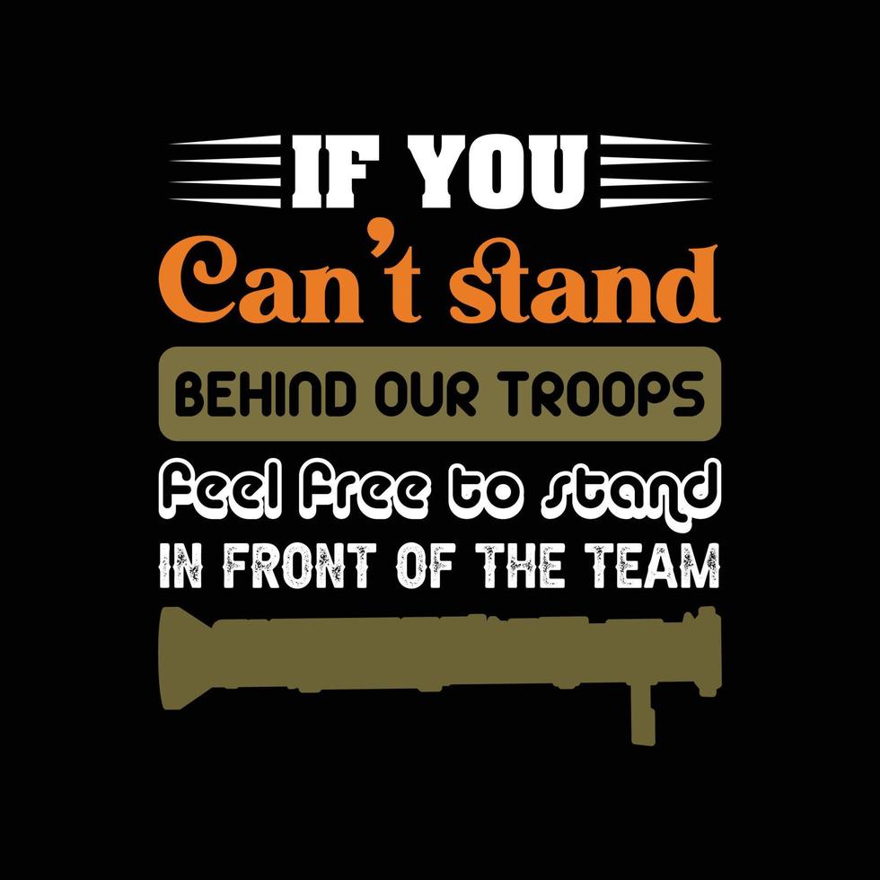 USA  Army T-shirt Design vector
