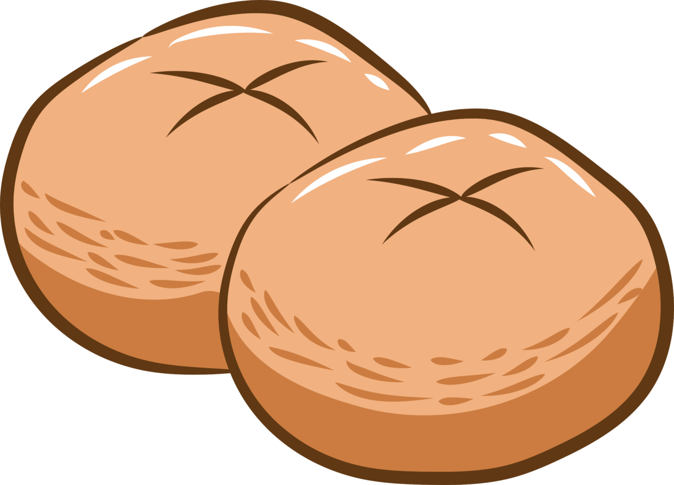 Bread png graphic clipart design