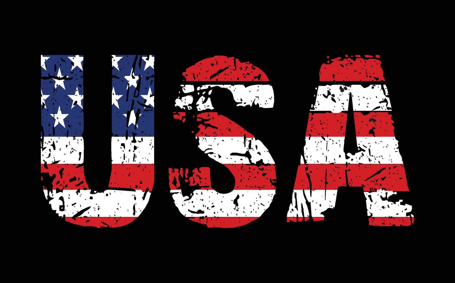 USA Flag Design vector