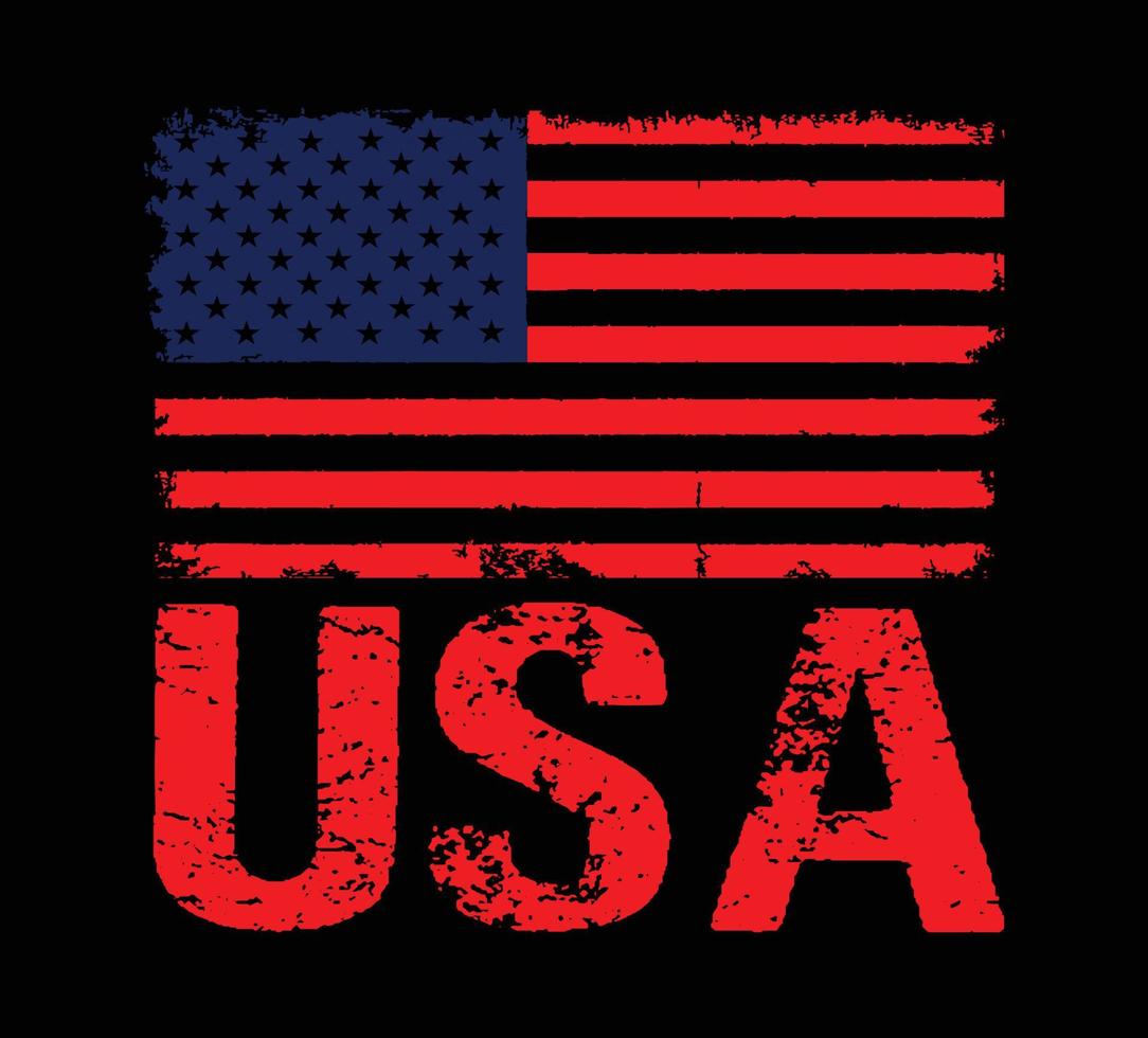 USA Flag Design vector