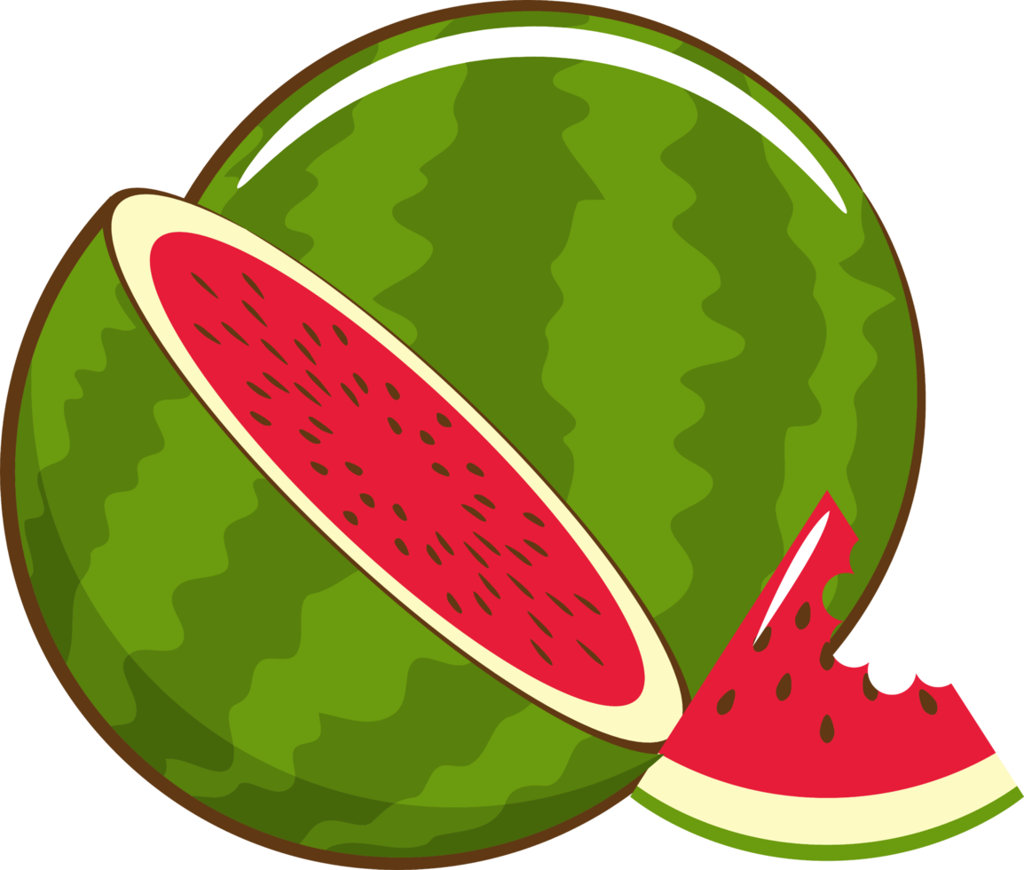 Watermelon png graphic clipart design
