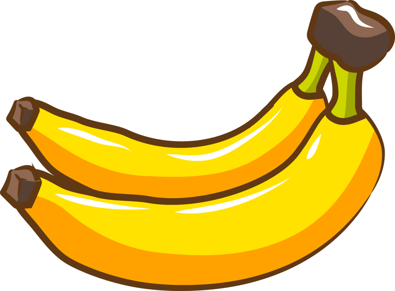 Banana png graphic clipart design 19614283 PNG