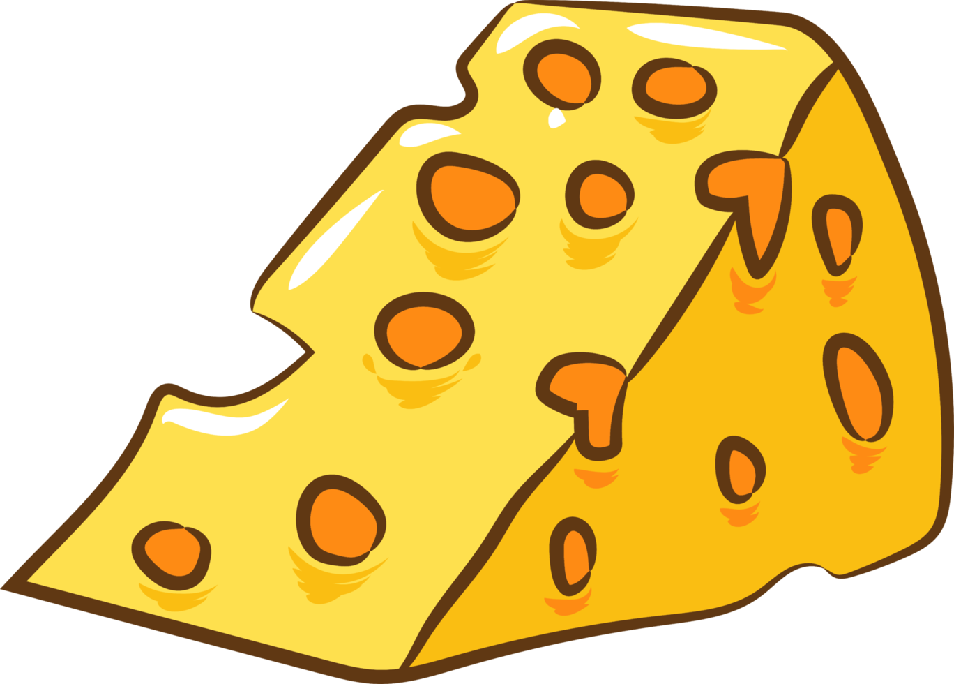 Cheese png graphic clipart design