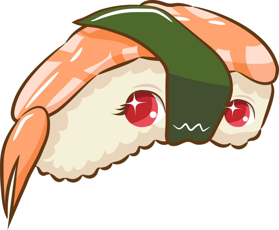 Sushi png graphic clipart design