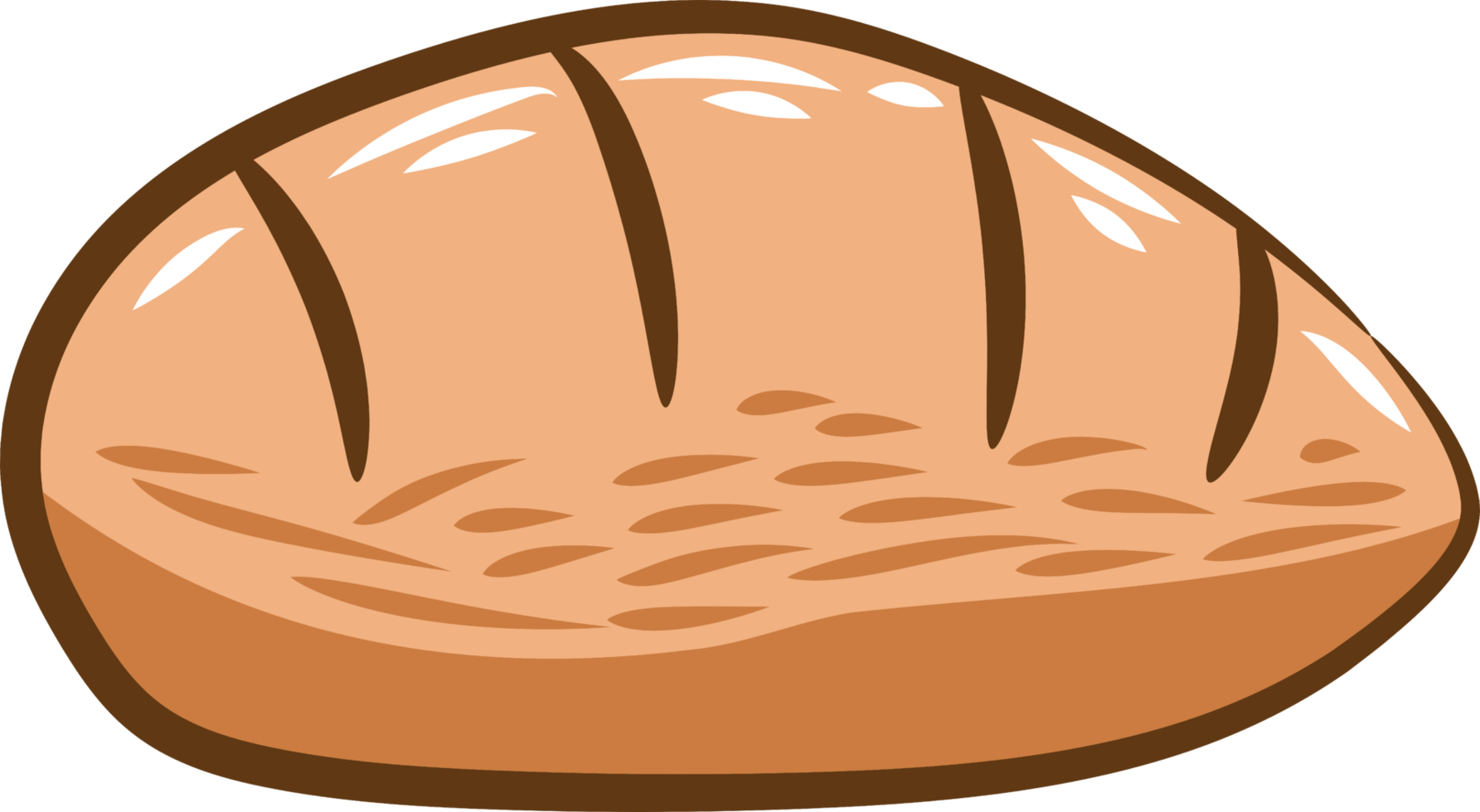 Bread png graphic clipart design