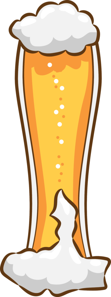 Beer mug png graphic clipart design
