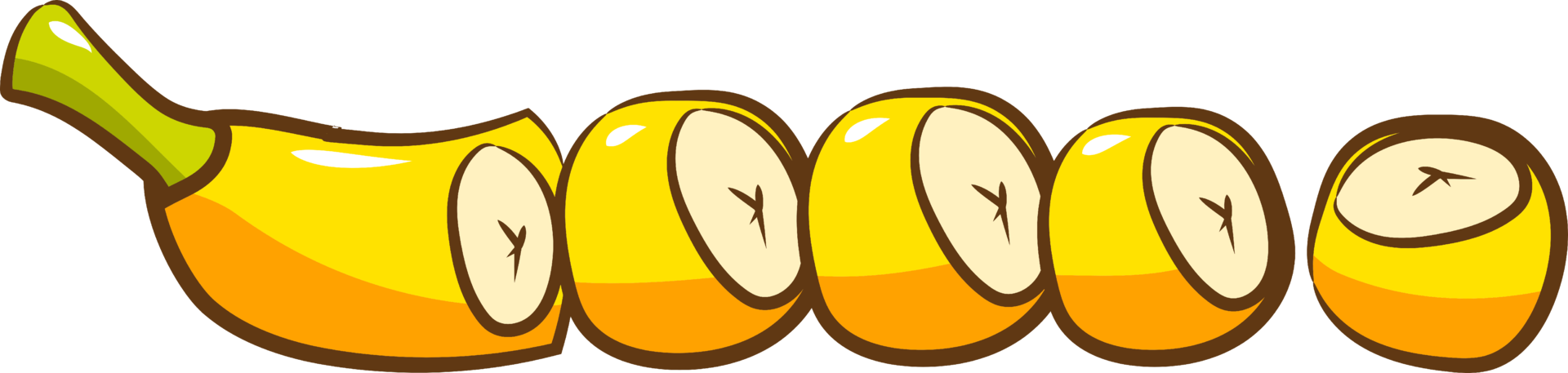 plátano png gráfico clipart diseño