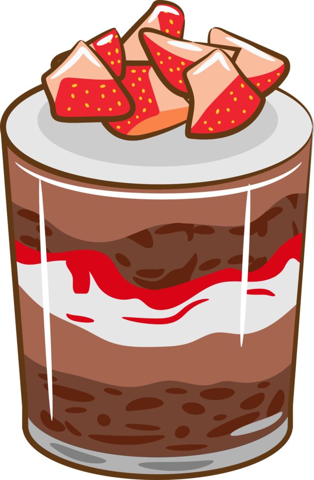Trifle png graphic clipart design