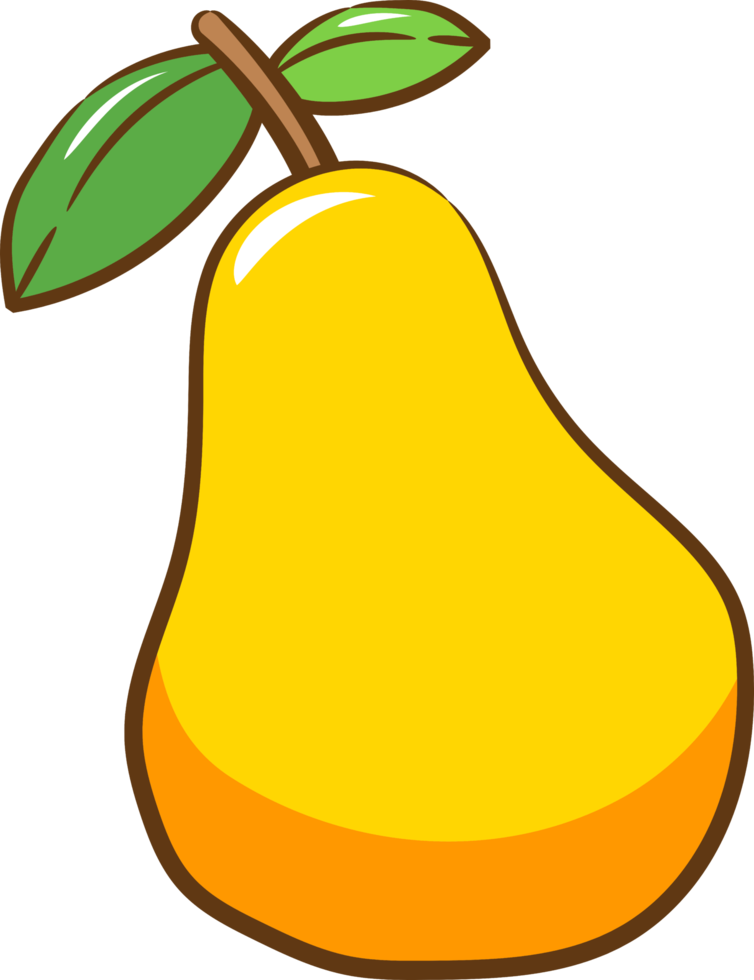 Pear png graphic clipart design