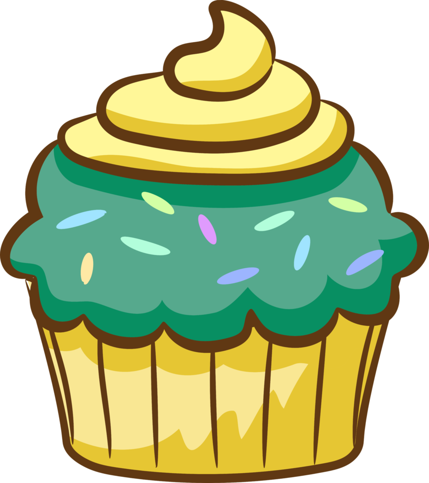 Cupcake png graphic clipart design