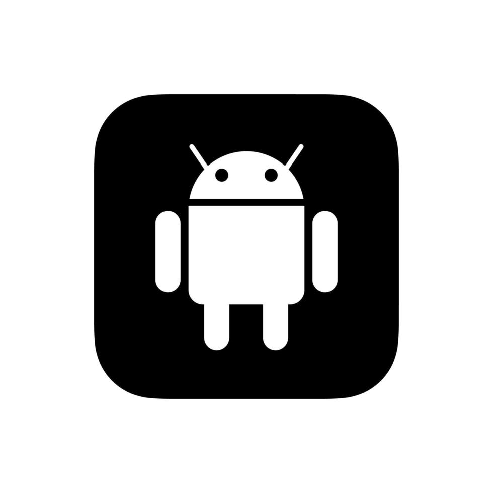 androide logo vector, androide icono gratis vector