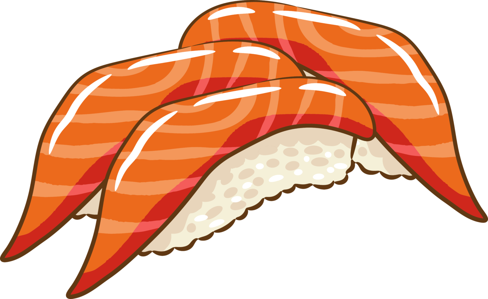 Sushi Saumon png graphique clipart conception