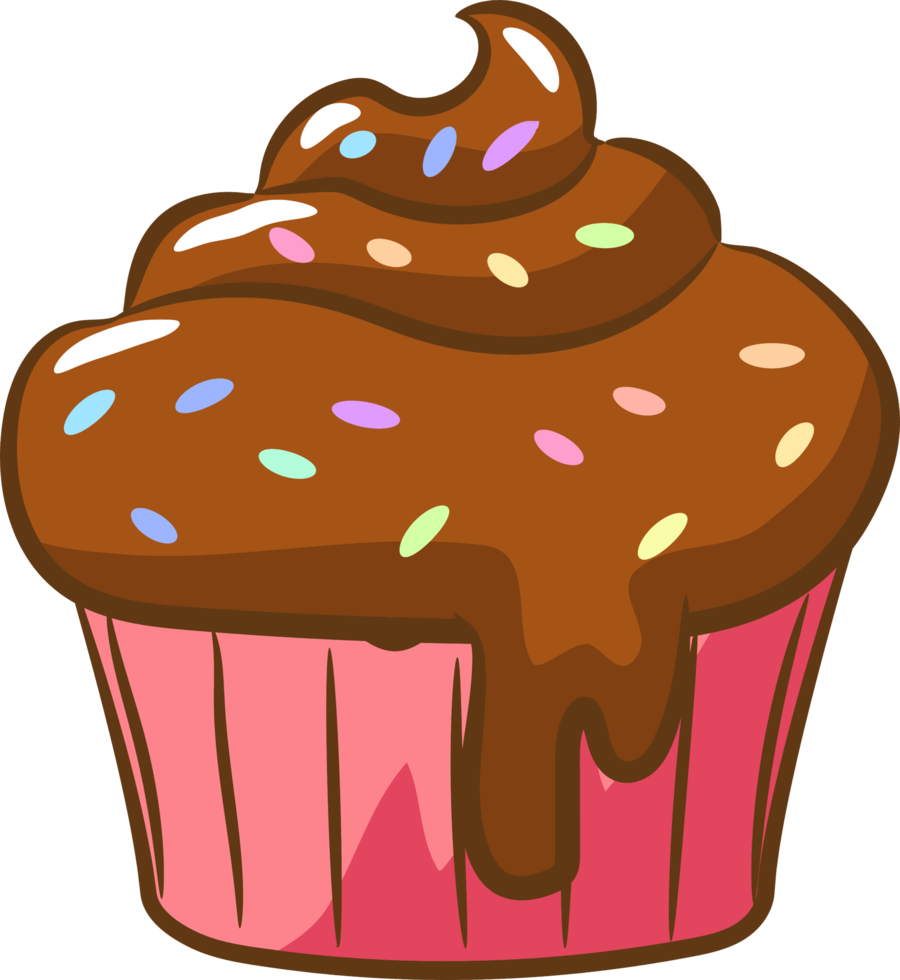 Cupcake png grafico clipart design