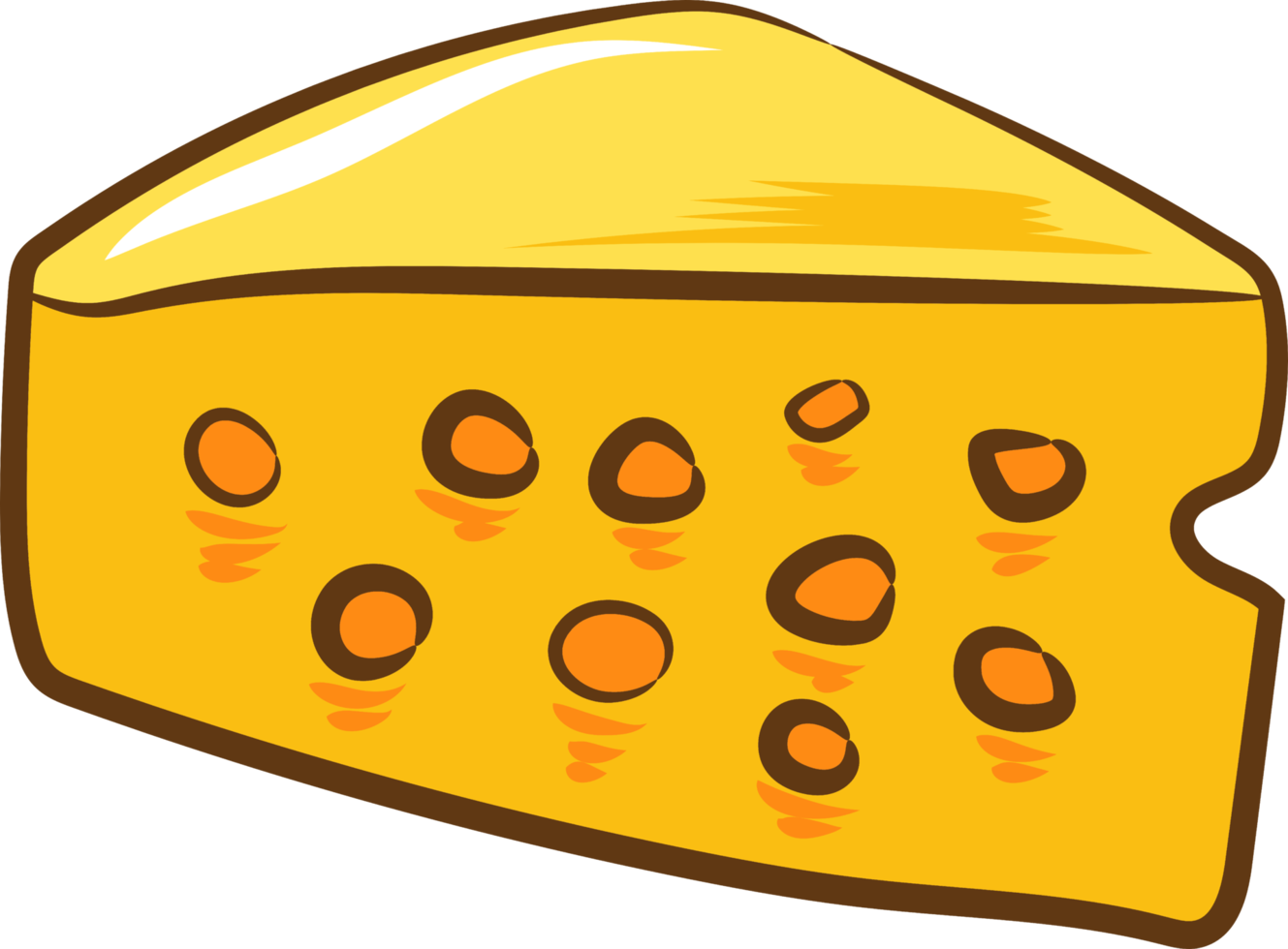 Cheese png graphic clipart design