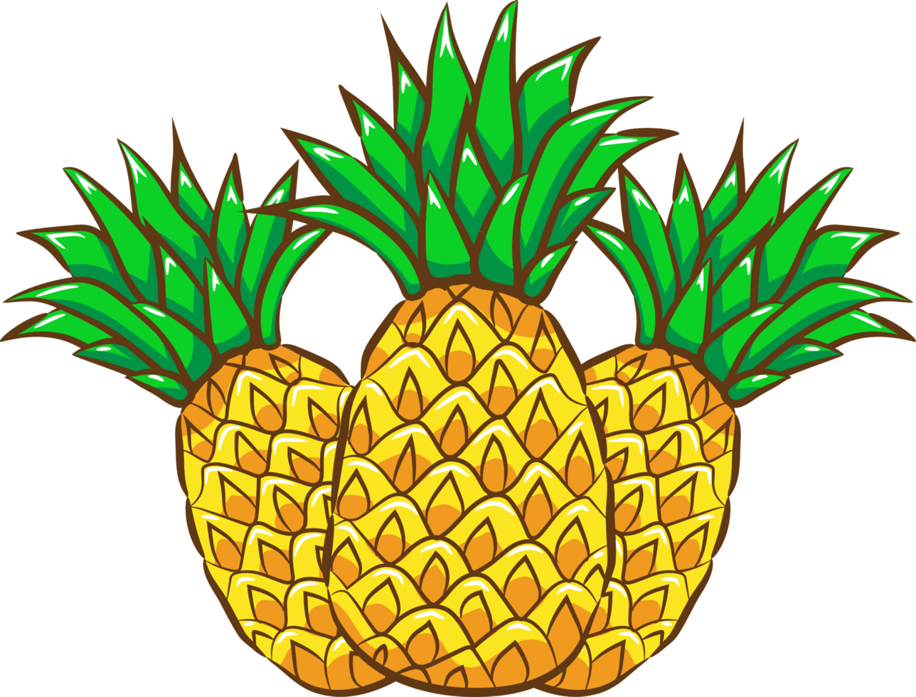 piña png gráfico clipart diseño