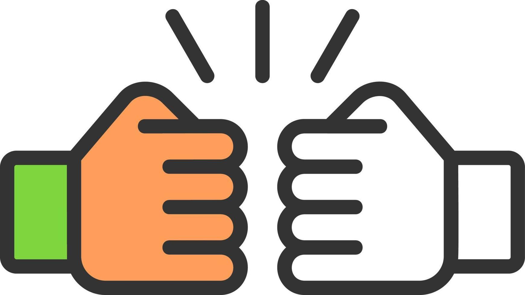 Fist Bump Vector Icon