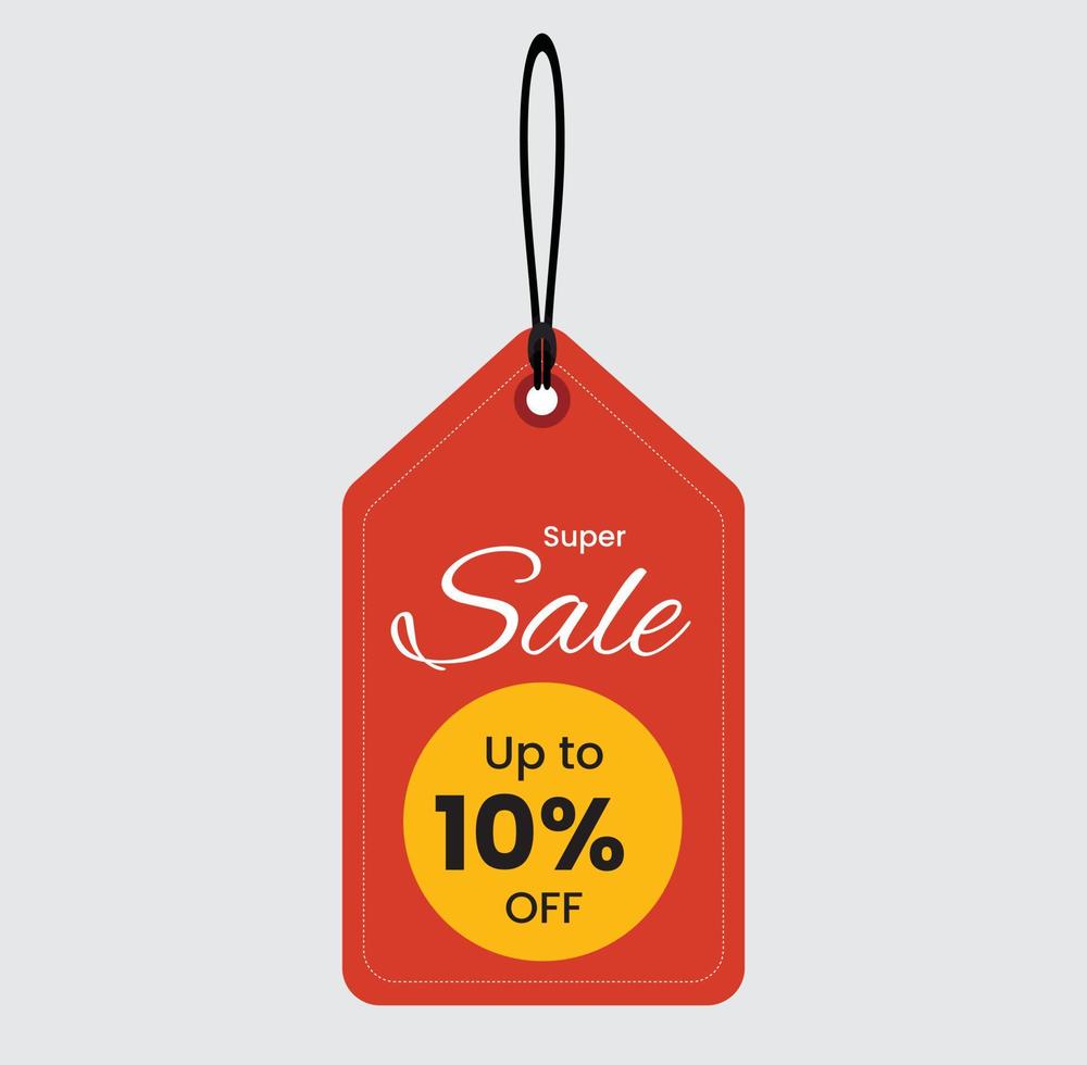 10 percent discount sign icon.Sale symbol. Special offer label Free Vector