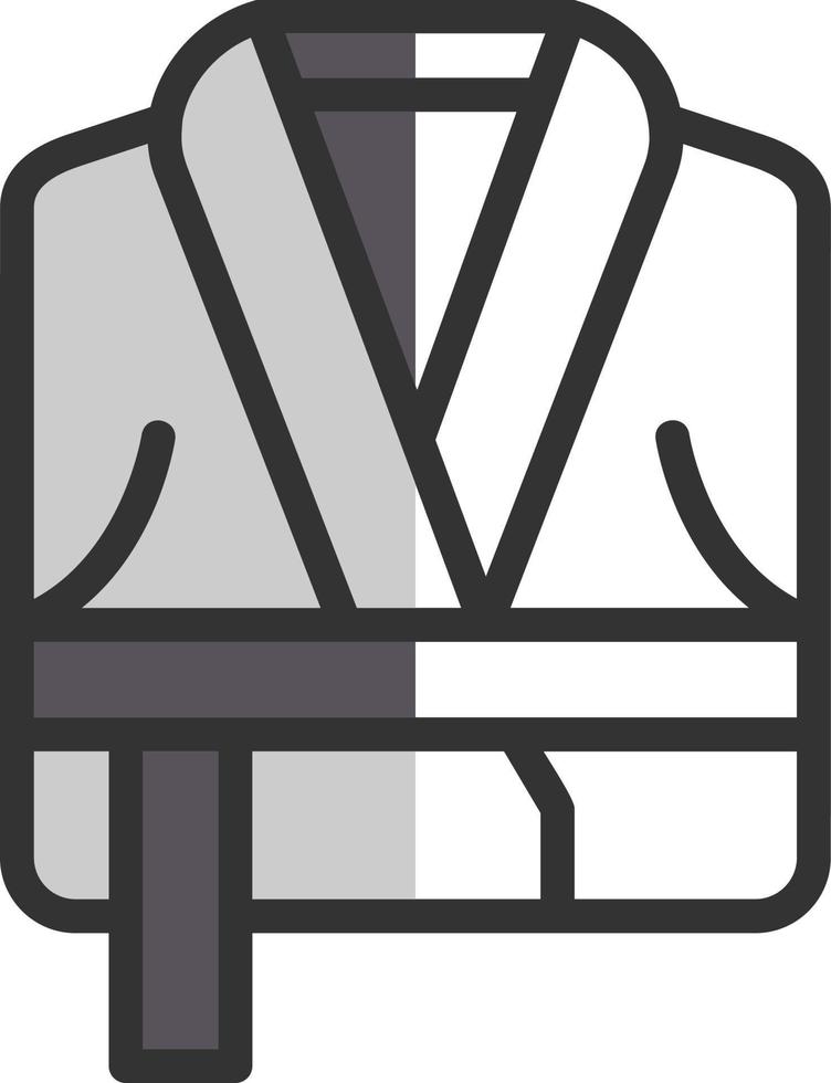 Bathrobe Vector Icon