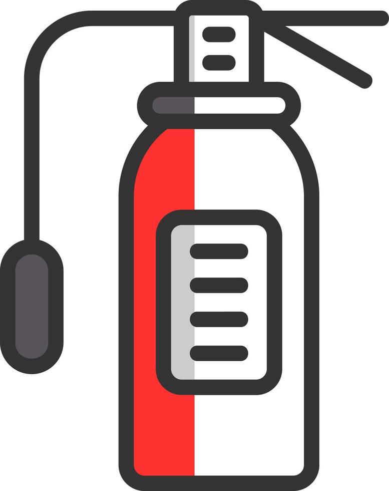 icono de vector de extintor de incendios