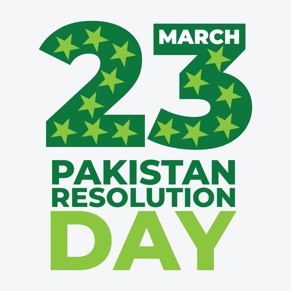 23rd March Pakistan Day Design Concept vector illustration