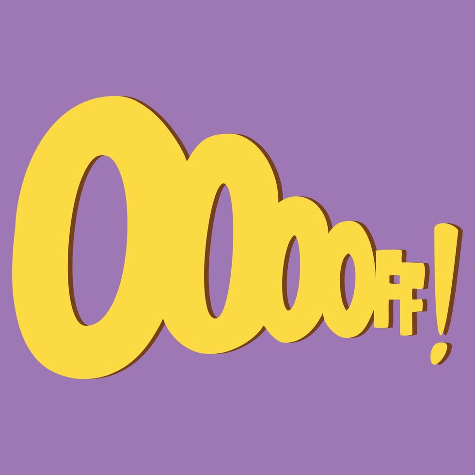 Comic Cartoon Fighting Word vector illustration