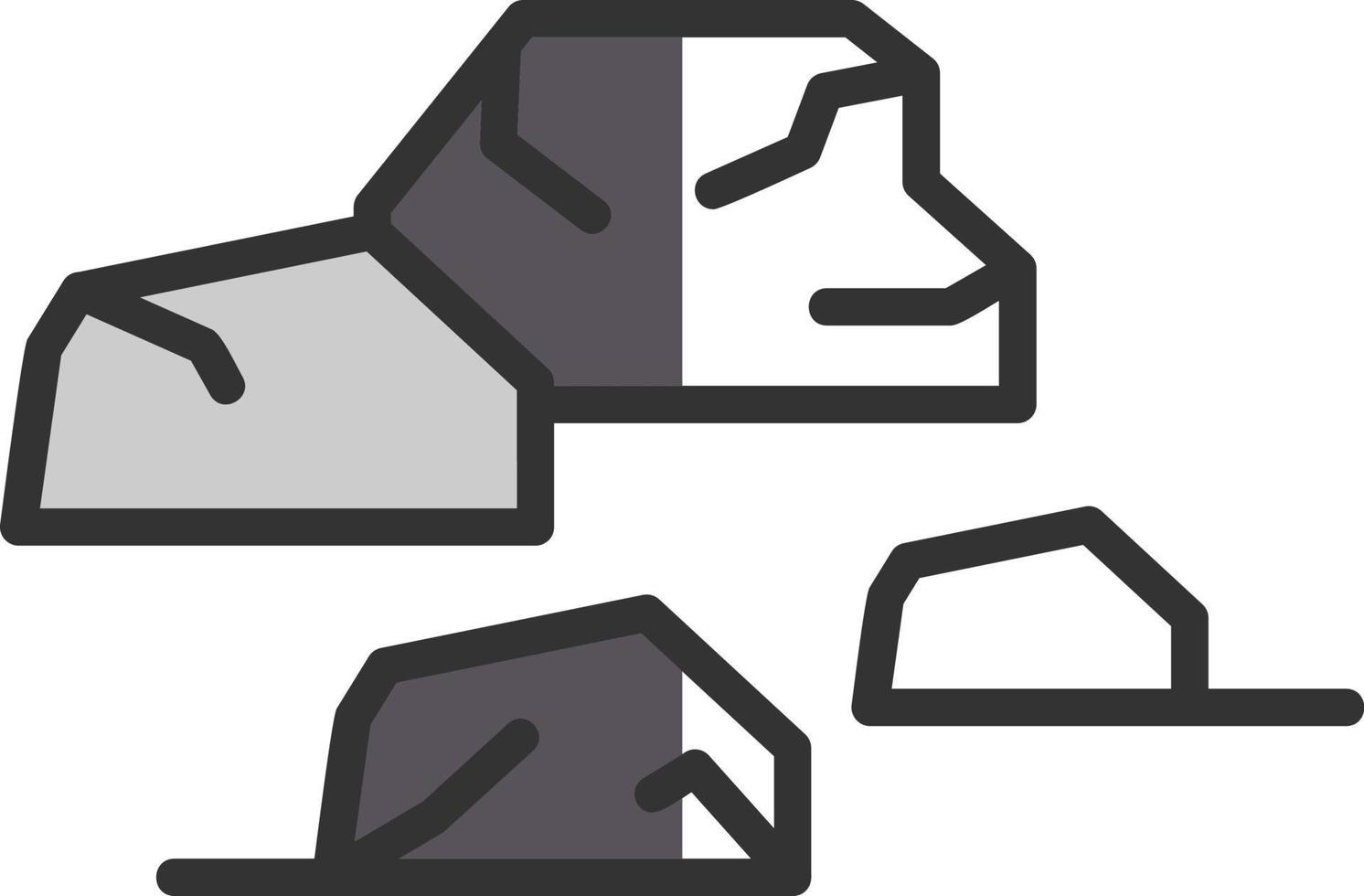 Rock Vector Icon