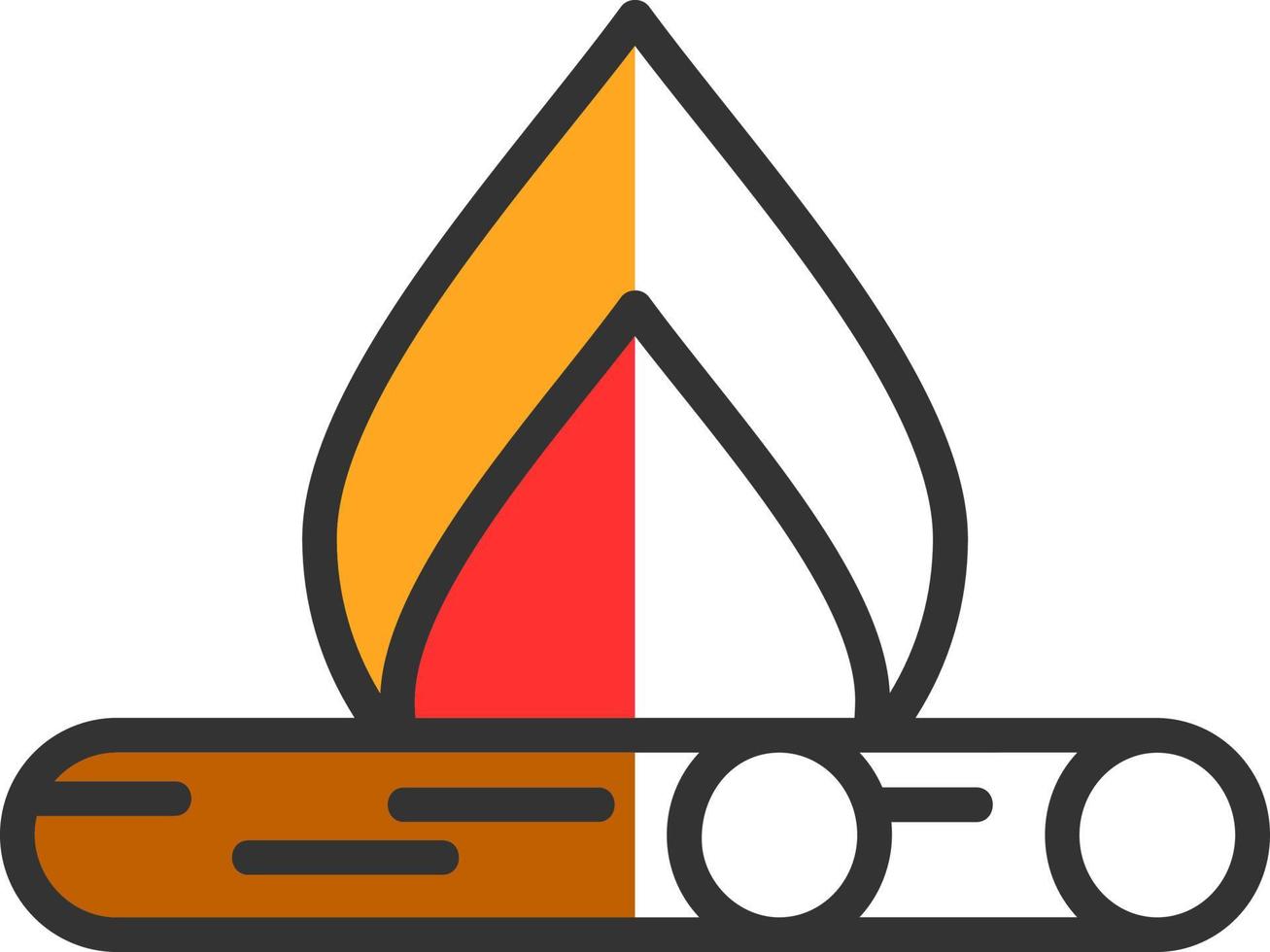 Bonfire Vector Icon