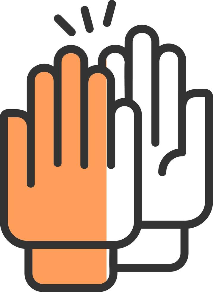 High Five Vector Icon