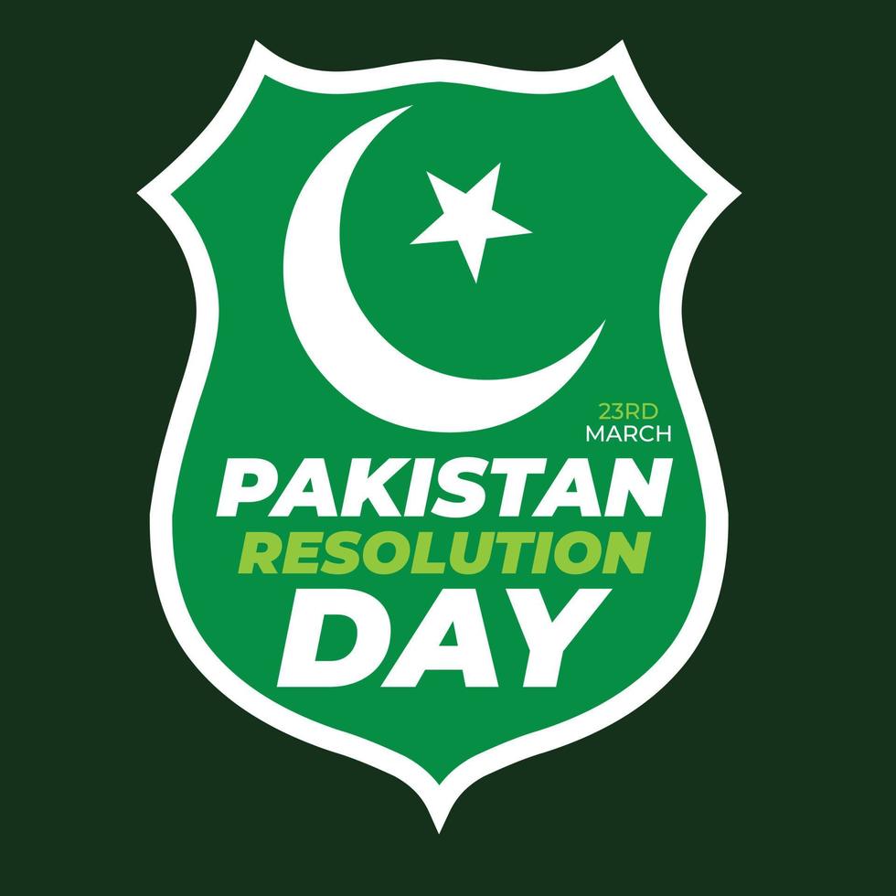 23rd March Pakistan Day Design Concept vector illustration