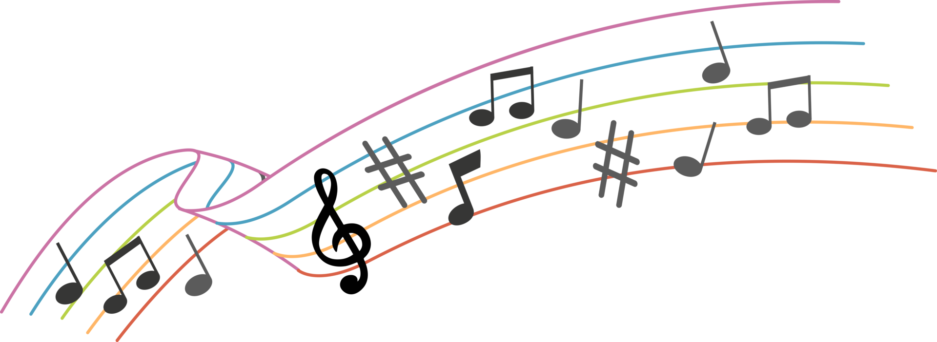 Musical notes symbol 19615280 png