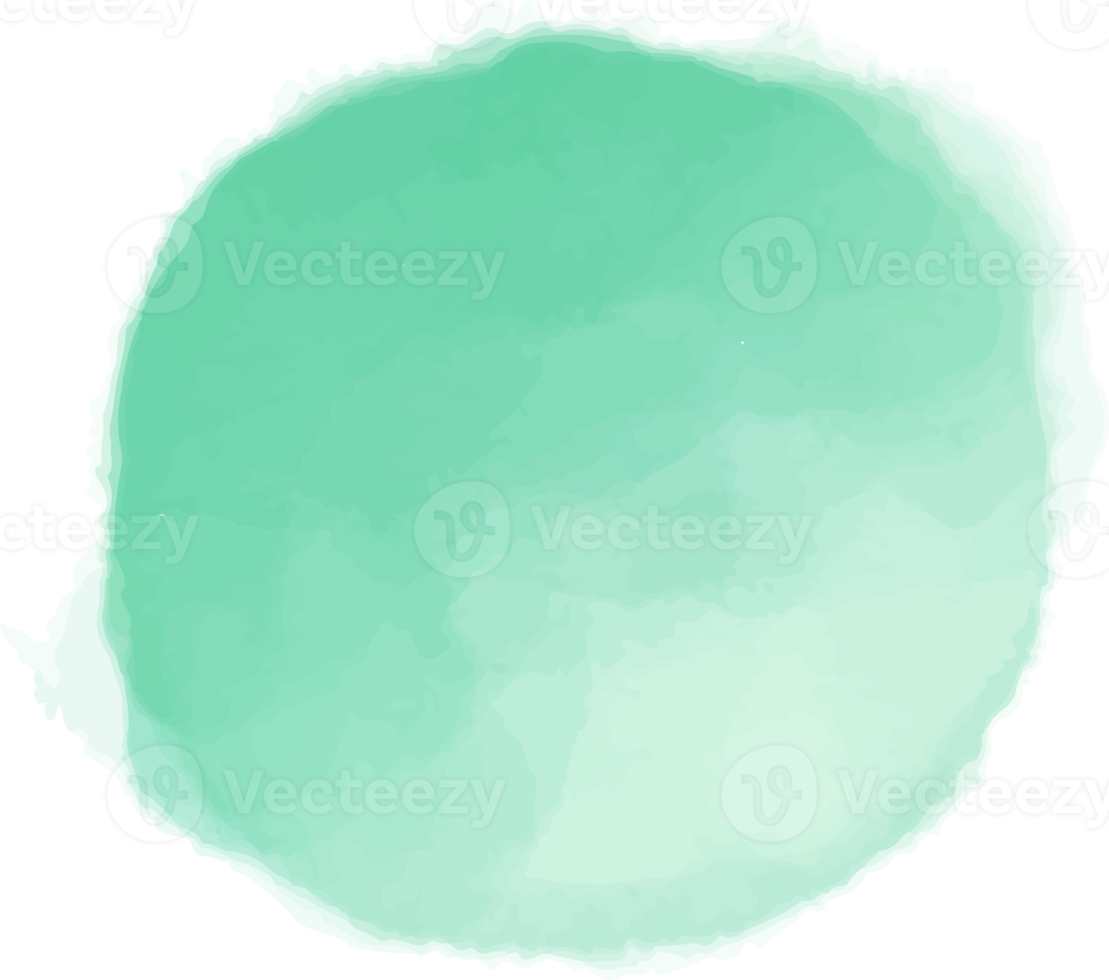 Water color circle banner png