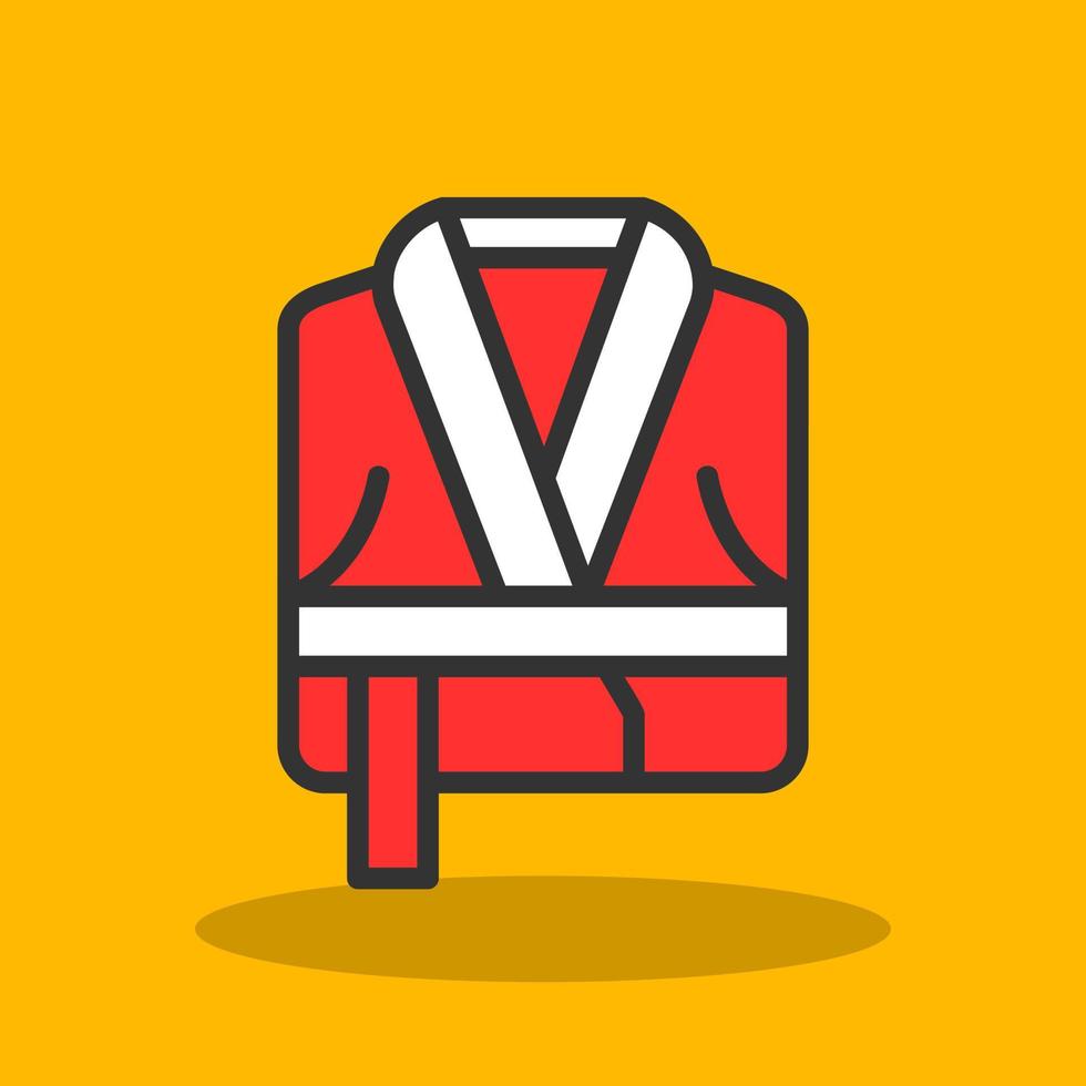 Bathrobe Vector Icon