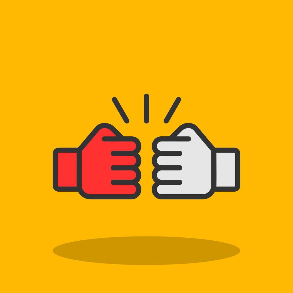 Fist Bump Vector Icon