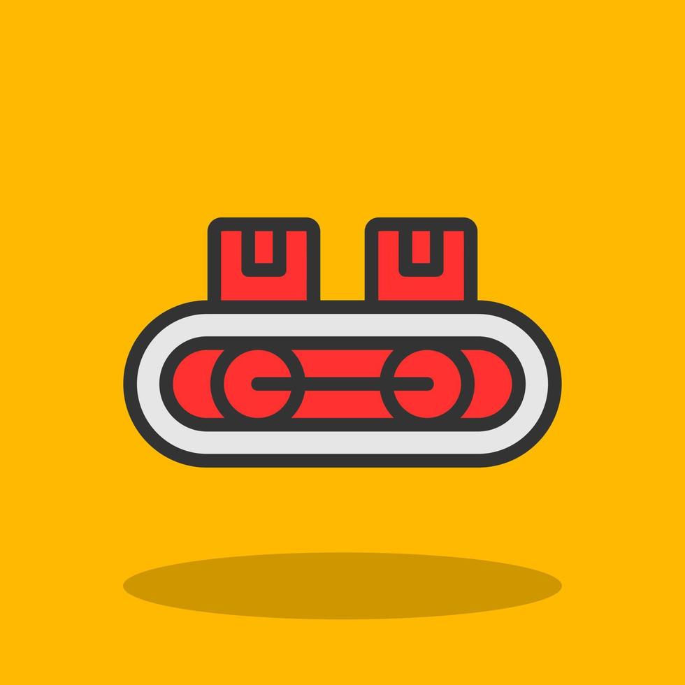 Conveyor Belt Vector Icon