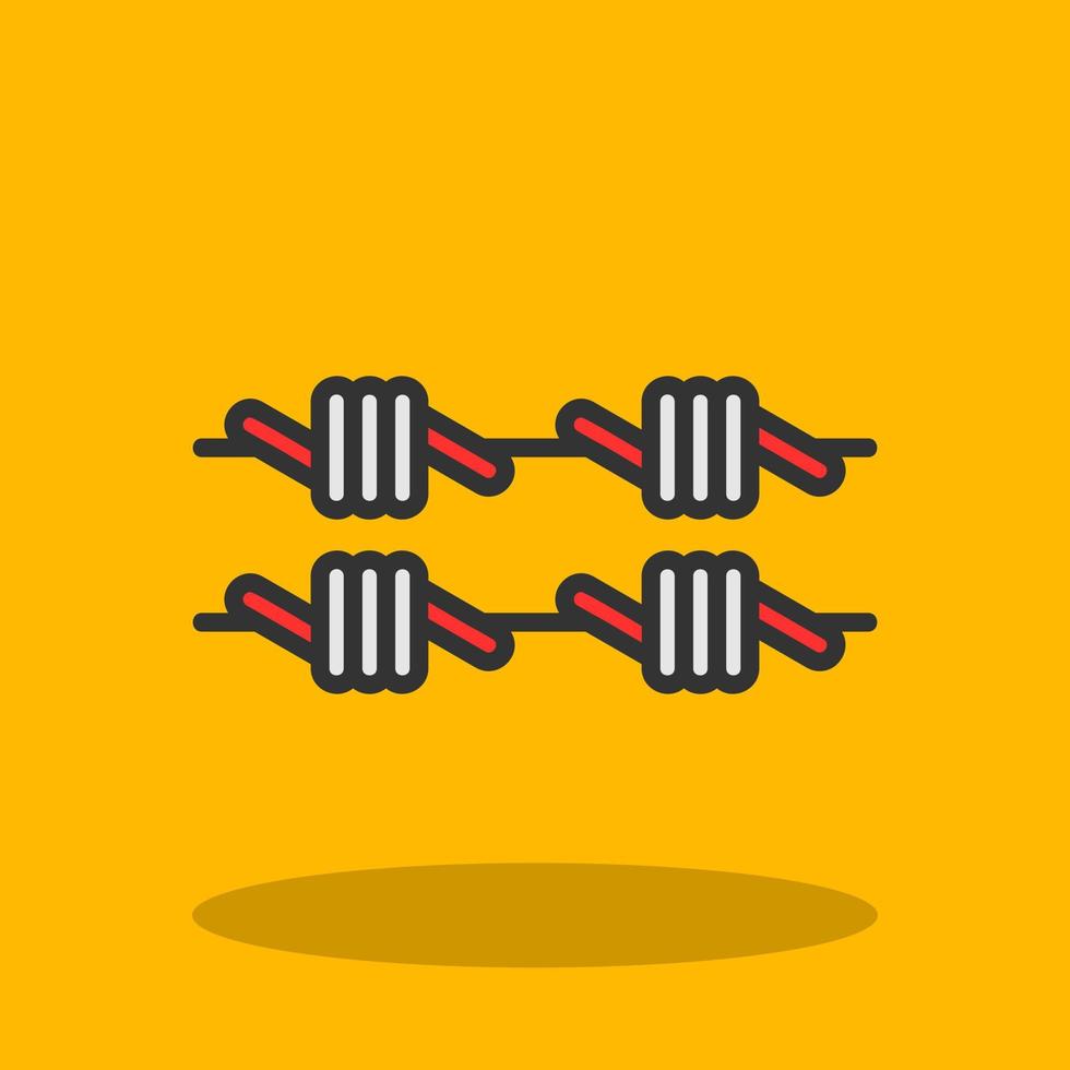 Barbed Wire Vector Icon
