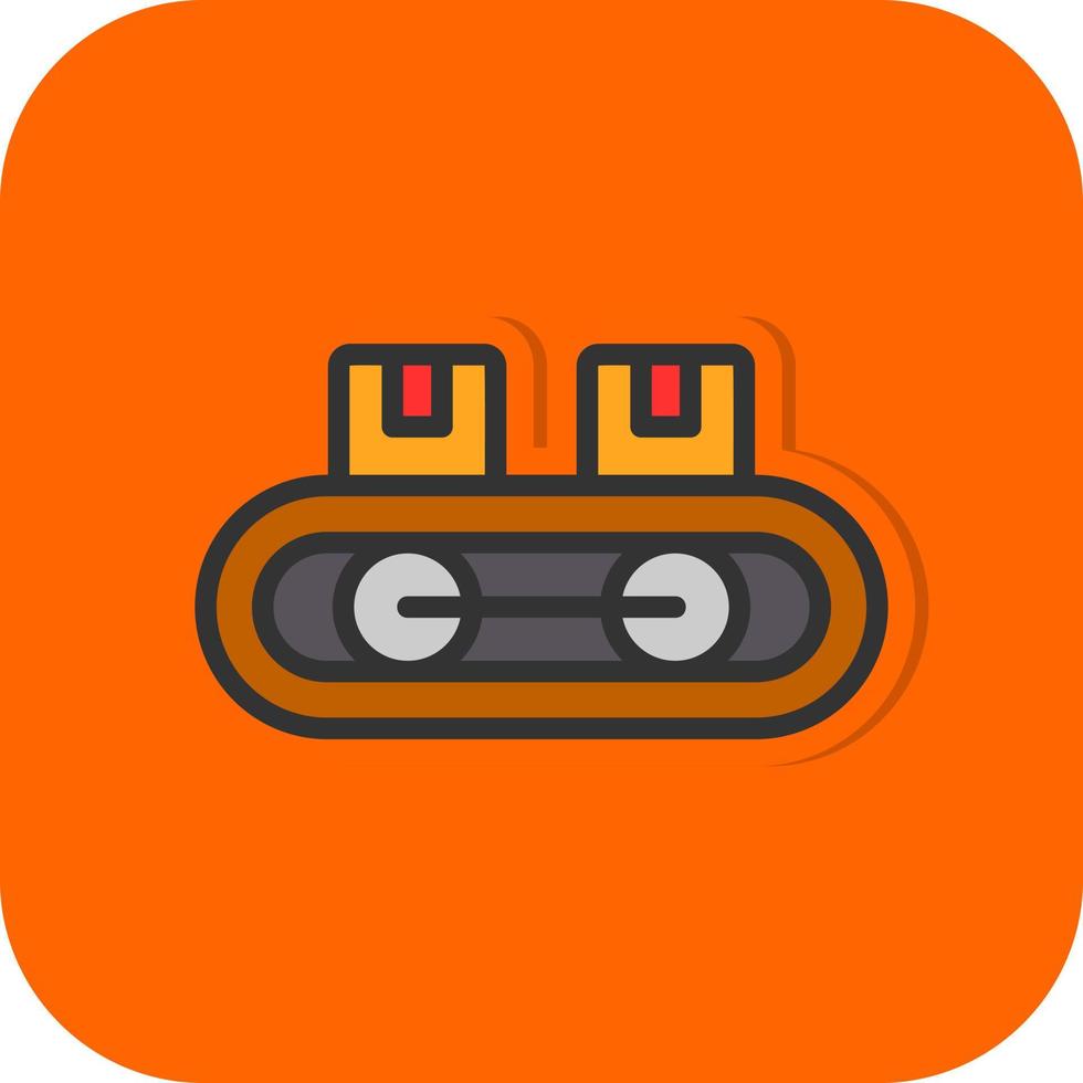 Conveyor Belt Vector Icon