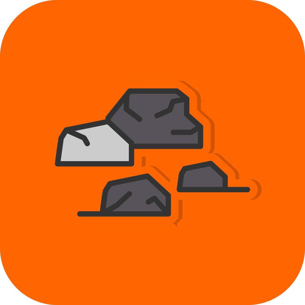 Rock Vector Icon